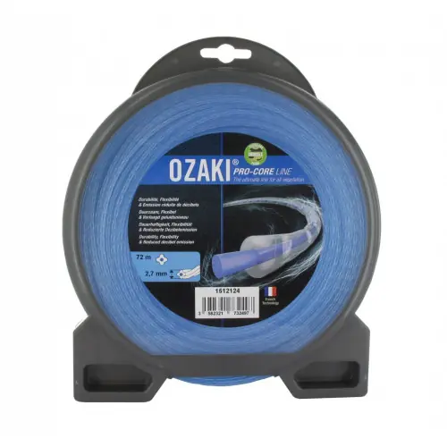 Coque fil nylon OZAKI PRO-CORE LINE. Co-extrudé Longueur 72 m, Ø 2,70mm – OZAKI Promotion Saisonnière