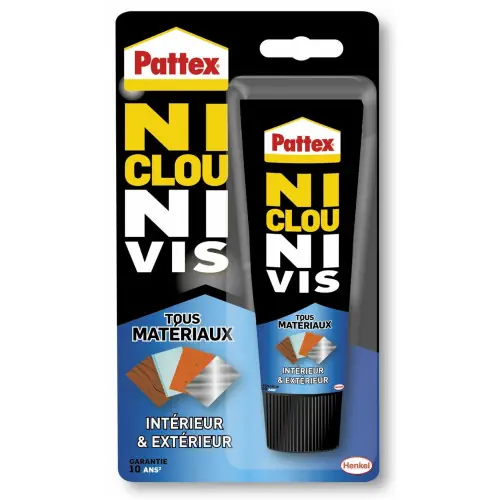 Colle de fixation PATTEX Ni clou ni vis, 142 gr blanc - PATTEX Prix Promo