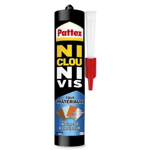 Colle de fixation PATTEX Ni clou ni vis, 450 gr blanc – PATTEX Vente Flash