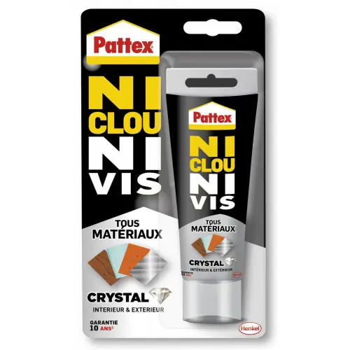 Prix Réduit Colle de fixation PATTEX Ni clou ni vis, 90 gr transparent - PATTEX