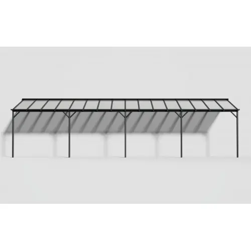 Pergola adossée Harmonie 3 X 8M – Anthracite – Pergofrance Offre Limitée