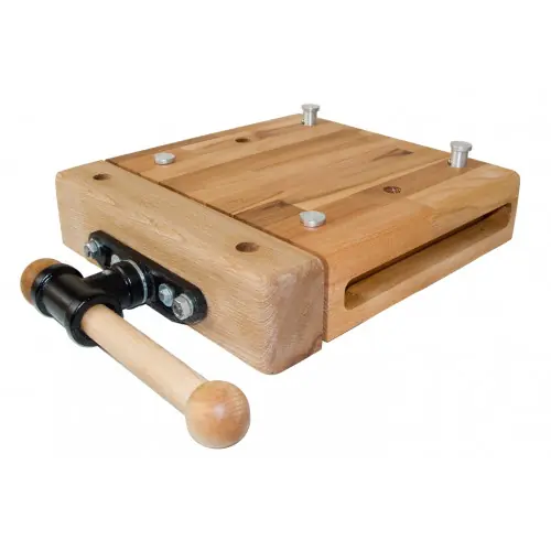 Meilleure Vente Plan de travail compact avec étau 660 mm - Plateau hêtre massif 80 mm - Pinié
