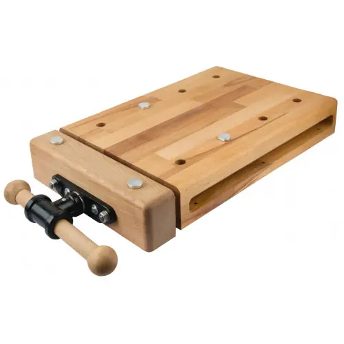 Plan de travail compact avec étau 770 mm - Plateau hêtre massif 80 mm - Pinié Bon Marché