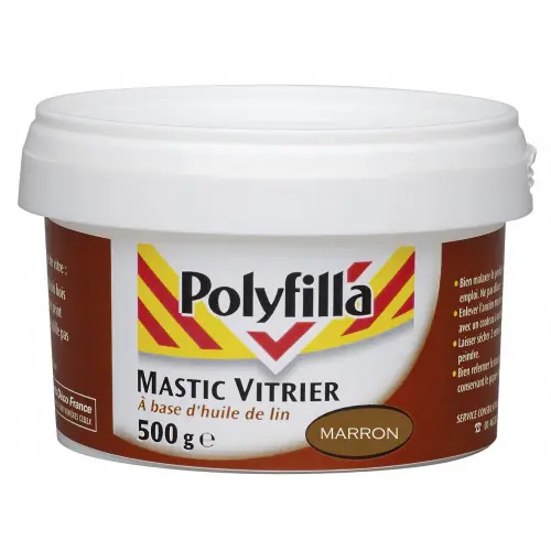 Mastic d‘étanchéité vitrier POLYFILLA 500 g marron - POLYFILLA Offre Limitée