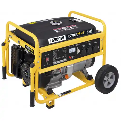 Groupe électrogène 5500 W – 7 à 8 heures – POWERPLUS Quantité Limitée