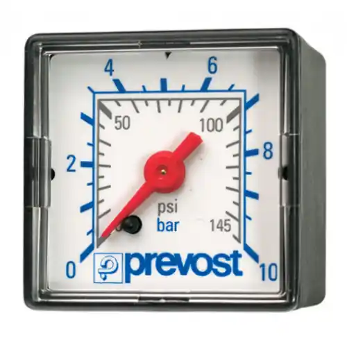 Promotion Saisonnière Manomètre carré 10 bar – PREVOST