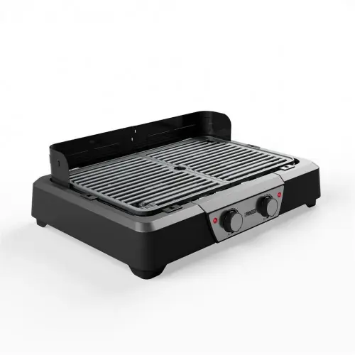 Barbecue électrique portable 2000 W – 2 zones de cuisson – surface 43 x 27 cm – Princess Nouvel Arrivage