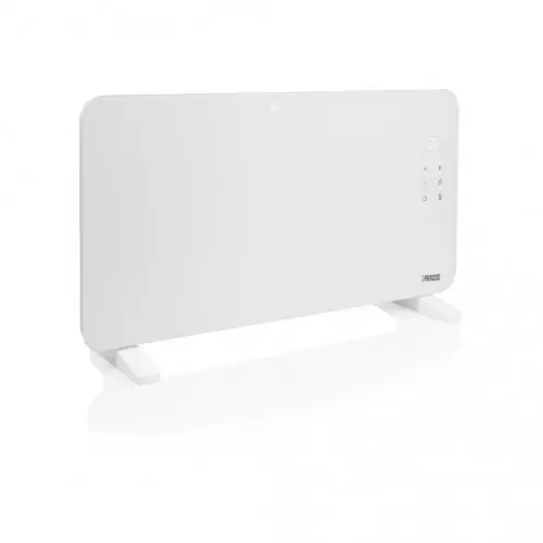 Radiateur à panneau de verre intelligent 1500 W – Wi-Fi – 2 niveaux de chauffe et IP24 – Princess Quantité Limitée