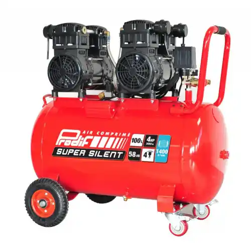 Compresseur 100L 4CV 8 bars silencieux sans huile SIL1004 PRODIF – PRODIF Promotion Saisonnière