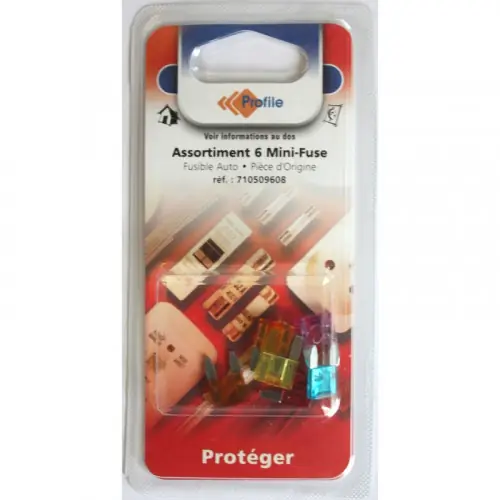 Assortiment 6 minifuses – PROFILE Expédié Aujourd&rsquo;hui