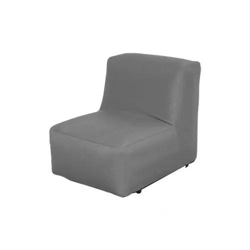 Fauteuil de détente gonflable Balloon en PVC - gris - PROLOISIRS Bon Marché