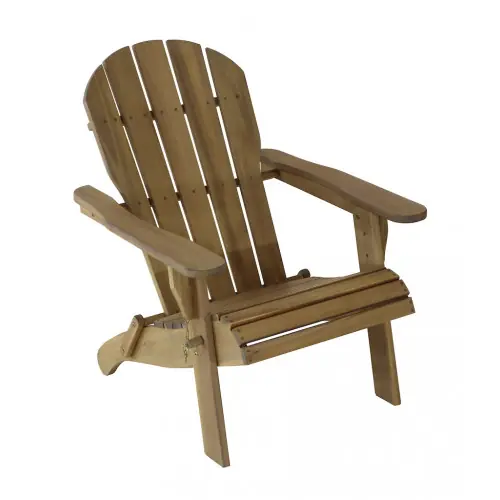 Offre Exclusive Fauteuil pliant - ADIRONDACK - Acacia FSC 100% - Look teck - PROLOISIRS