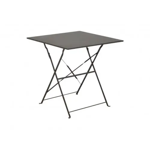Guéridon Cuba carré – 70 x 70 cm – gris – PROLOISIRS Acheter En Ligne