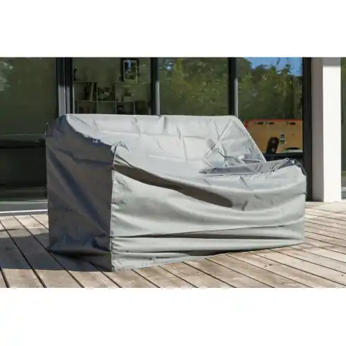 Housse de protection pour canapé lounge 2.5 places gris 190 x 90 x 105 cm - PROLOISIRS Vente Flash