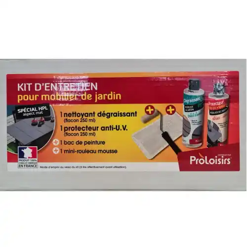 Certifié Kit de protection Anti-U.V pour HPL, Aluminium, resine - PROLOISIRS