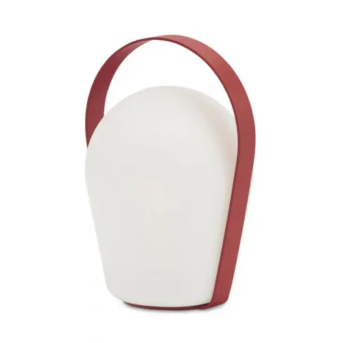 Vente Directe Lampe de table large Bob Loop – 20 x 18 x 29 cm – rouge – PROLOISIRS