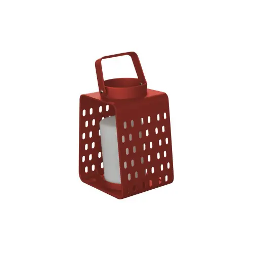 Vente Directe Lampe intérieur/extérieur PM (petit modèle) – rouge 18 x 25 x 15 cm – PROLOISIRS