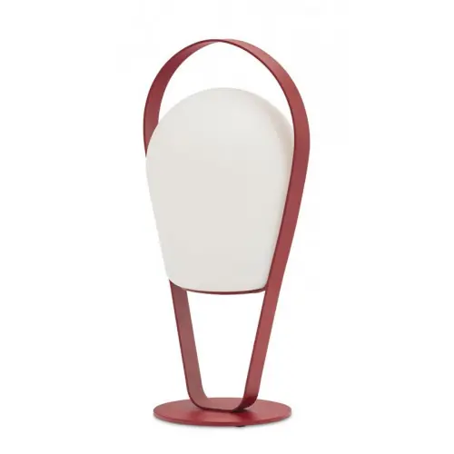 Vente Flash Lampe sur pied moyen Bob – 32 x 29 x 72 cm – rouge – PROLOISIRS