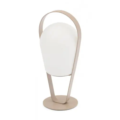 Lampe sur pied moyen Bob - 32 x 29 x 72 cm - sand - PROLOISIRS Offre Exclusive