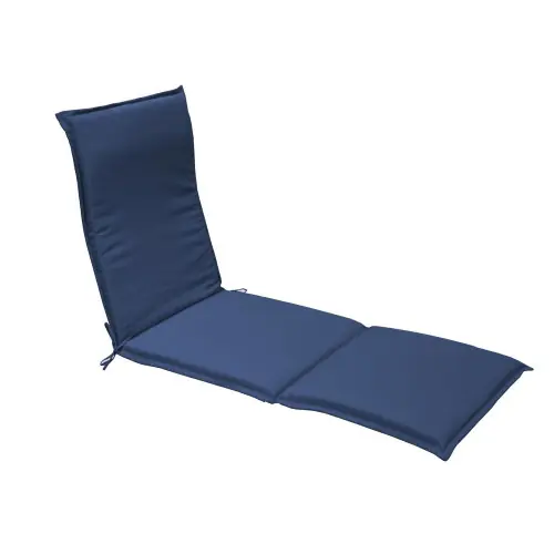 Must-Have Lot de 2 Coussins Garden pour bain de soleil 190 x 4 x 60 cm - bleu - PROLOISIRS