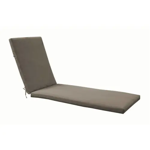 Produit De Marque Lot de 2 Coussins taupe pour Lit de soleil avec ouate - déhoussables - PROLOISIRS