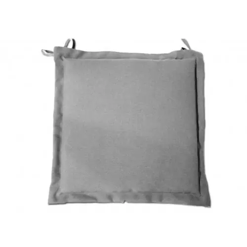 Acheter Direct Lot de 4 coussins galette Garden – Chaise/fauteuil – 40 x 40 cm – Gris – PROLOISIRS