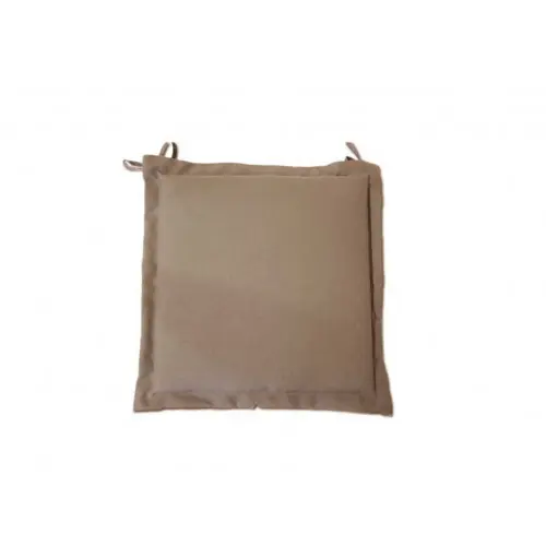Lot de 4 coussins galette Garden - Chaise/fauteuil - 40 x 40 cm - Taupe - PROLOISIRS Petit Prix