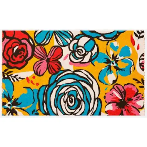 Paillasson 75x45 Fibre Naturelle - Aquarelle - PROLOISIRS Offre Limitée