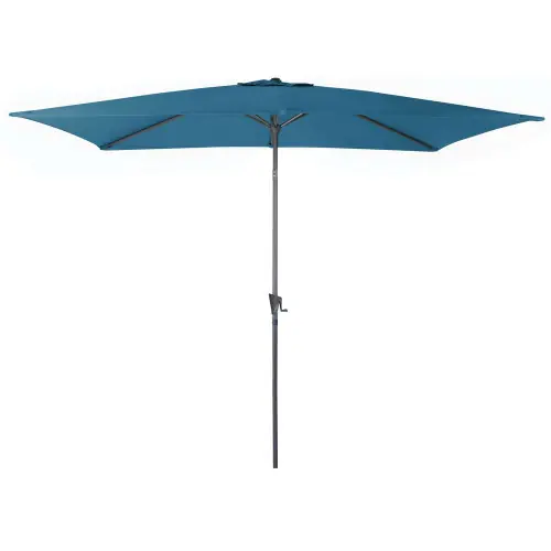 Parasol 3X2 Manivelle Tilt- Grey/Bleu - PROLOISIRS Populaire