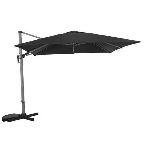 Authentique Parasol Deporte 3X3 Lb Orientable – Heat Bois Flotte/Gris – PROLOISIRS