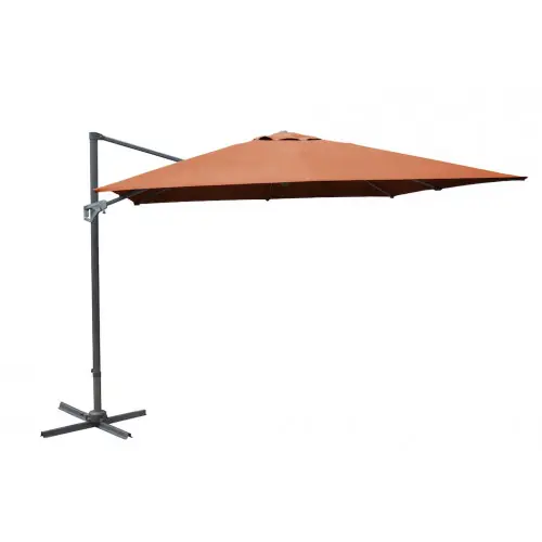 Parasol déporté - NH - Aluminium - Ø300 - Sienne - PROLOISIRS Haute Qualité