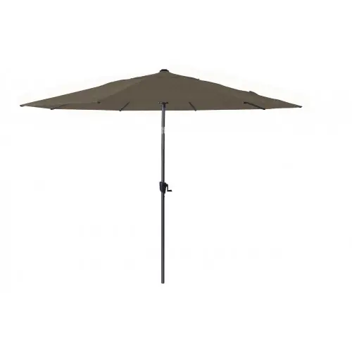 Achetez Aujourd'hui Parasol droit en aluminium inclinable avec manivelle - Ø300 cm - Coloris chiné naturel - PROLOISIRS