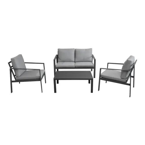 Salon De Jardin Marlo - Graphite - PROLOISIRS Must-Have