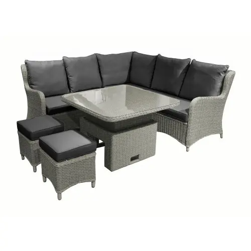 Populaire Salon De Jardin Toulon - Alu/Resine - Grey/Gris - PROLOISIRS