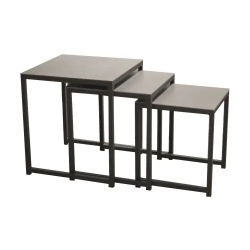 Table basse de jardin Gigogne lot de 3 – grey – PROLOISIRS Achetez Aujourd&rsquo;hui