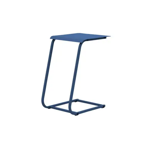Acheter Direct Table basse de jardin Violette II en acier 35 x 52 x 48 cm – bleu – PROLOISIRS