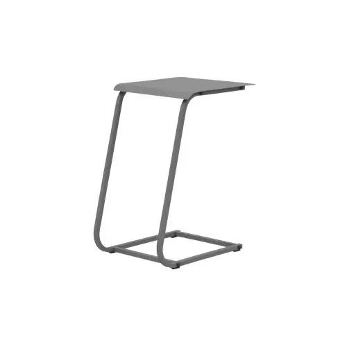 Table basse de jardin Violette II en acier 35 x 52 x 48 cm - gris - PROLOISIRS Promotion