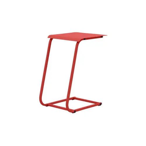 Marque Table basse de jardin Violette II en acier 35 x 52 x 48 cm - rouge - PROLOISIRS