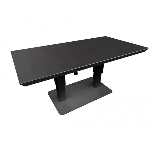 Commande En Gros Table basse élévatrice COLOMBO 150 x 80 x 43/69 cm - Aluminium époxy graphite / Céramique KEDRA New Black - PROLOISIRS