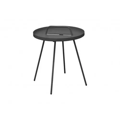 Prix Choc Table basse Flower - Acier - Grise - PROLOISIRS