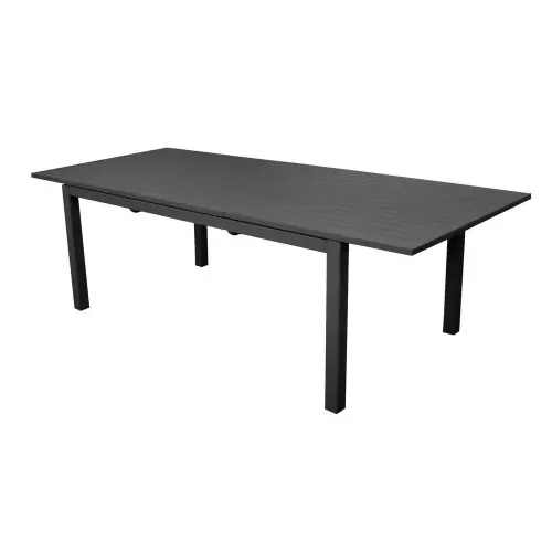 Table de jardin rectangulaire extensible Genes – graphite – 160/240 cm – PROLOISIRS Acheter Direct