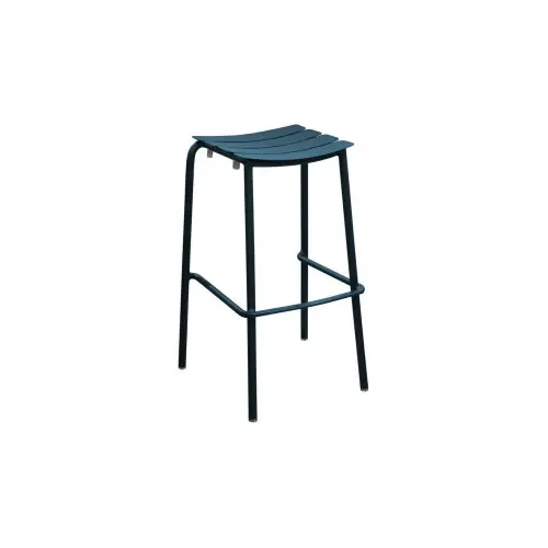Tabouret de jardin haut empilable Perfect - bleu 50 x 79 x 46 cm - PROLOISIRS Promotion