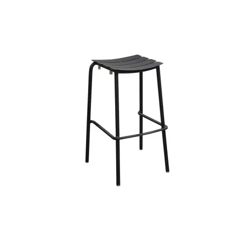 Nouveauté Tabouret de jardin haut empilable Perfect - graphite 50 x 79 x 46 cm - PROLOISIRS