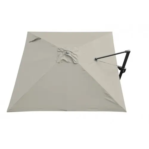 Toile Parasol Mat Déporté NH 3x3/8 Polyester 250gr Gr6 - Sand - PROLOISIRS Usine Directe