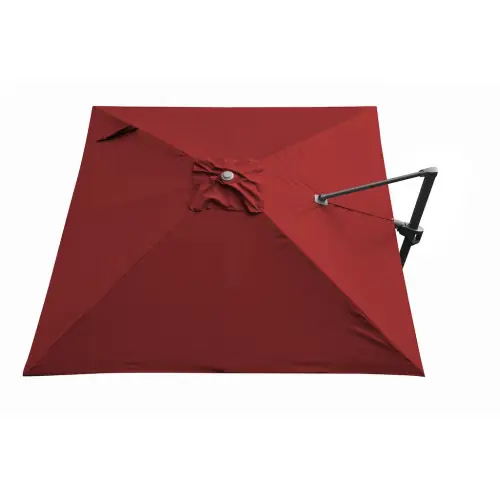 Certifié Toile Parasol Mat Déporté NH Tilt 3x3/8 Polyester 210gr SD - Rouge - PROLOISIRS