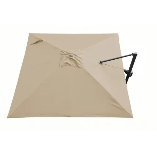 Toile Parasol Mat Déporté NH Tilt 3x3/8 Polyester 250gr Gr6 - Ecru - PROLOISIRS Prix Promo