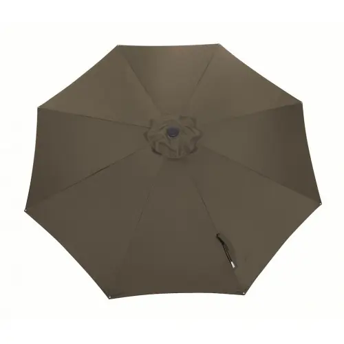 Toile Parasol Mat Droit 300 par 8 Polyester 200gr SD - Taupe - PROLOISIRS Prix Promo