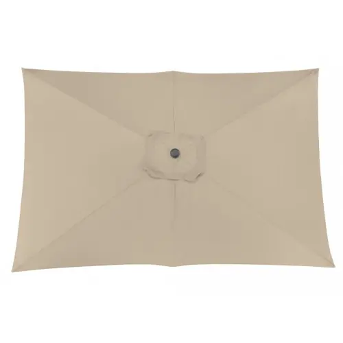 Affaire À Saisir Toile Parasol Mat Droit 3x2 par 6 Polyester 250gr - Ecru - PROLOISIRS
