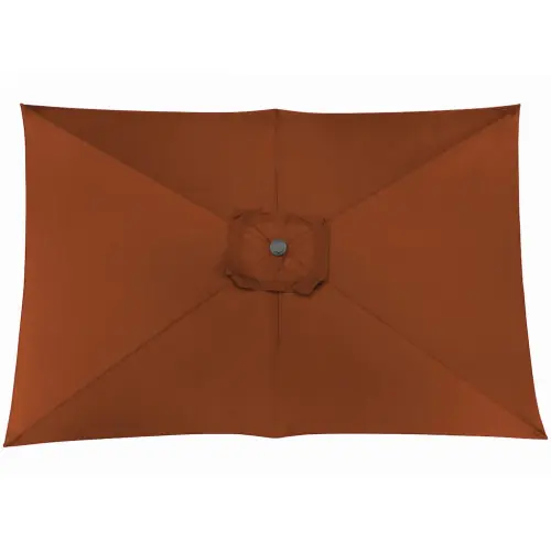 Haute Qualité Toile Parasol Mat Droit 3x2/6 Polyester 200gr SD - Sienne - PROLOISIRS
