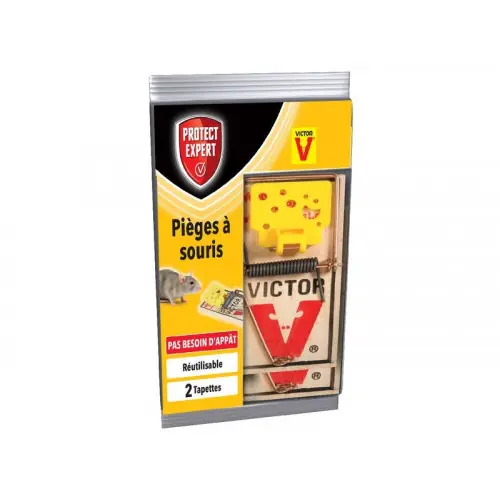 Solde Lot De 2 Tapettes Antisouris Bois – PROTECT EXPERT